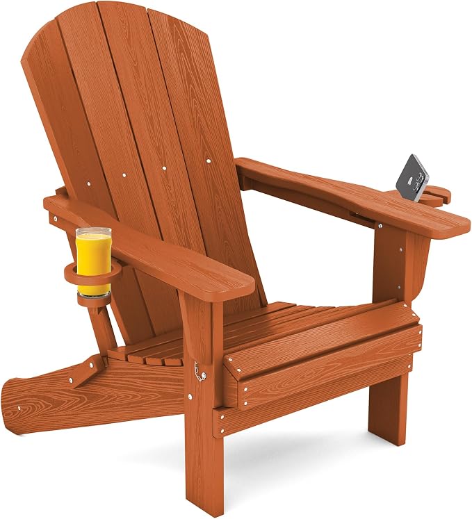 SERWALL Adirondack Chair with Cup Holders by SERWALL