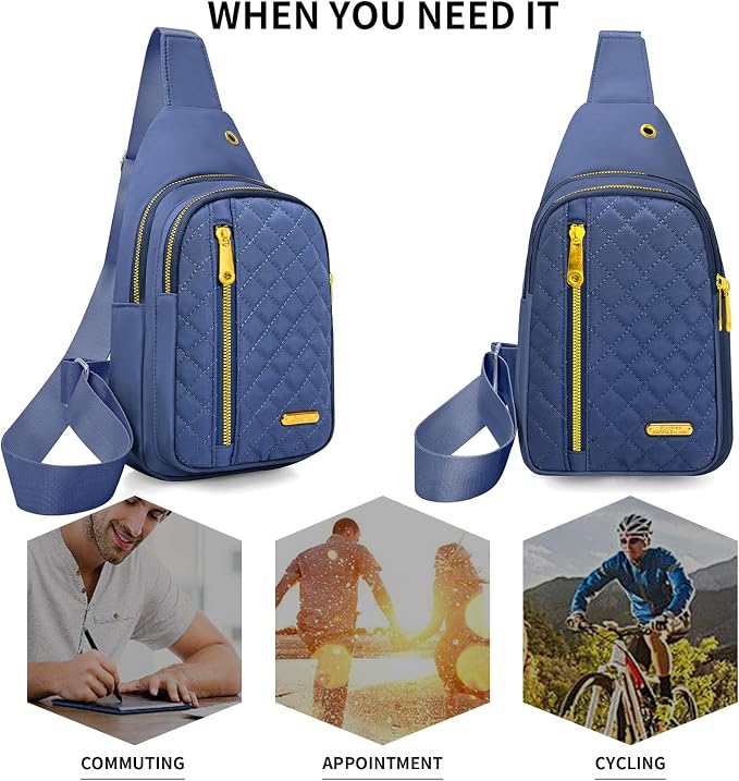 Small Sling Bag For Women Men Casual Crossbody Sling Backpack - Image 7