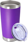 20 oz Tumbler with lid Double Wall Vacuum Insulated Tumblers Stainless Steel by Providethebestproducts