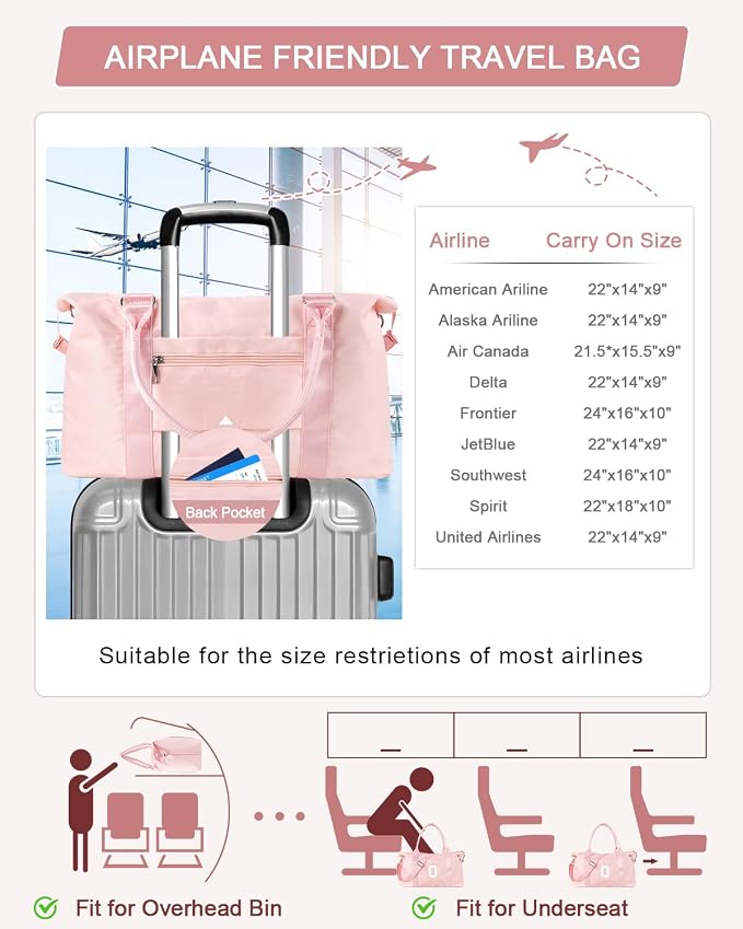 Initial Travel Duffel Bag Sports Gym Bag - Image 8