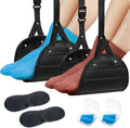 2 Pack Foot Hammock for Plane Travel, Portable Airplane Foot Rest Leg Hammock by Unknown