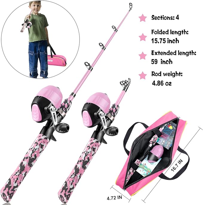 PLUSINNO Kids Fishing Pole - Image 4