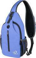 WATERFLY Crossbody Sling Backpack Sling Bag Travel Hiking Chest Bag Daypack by Waterfly