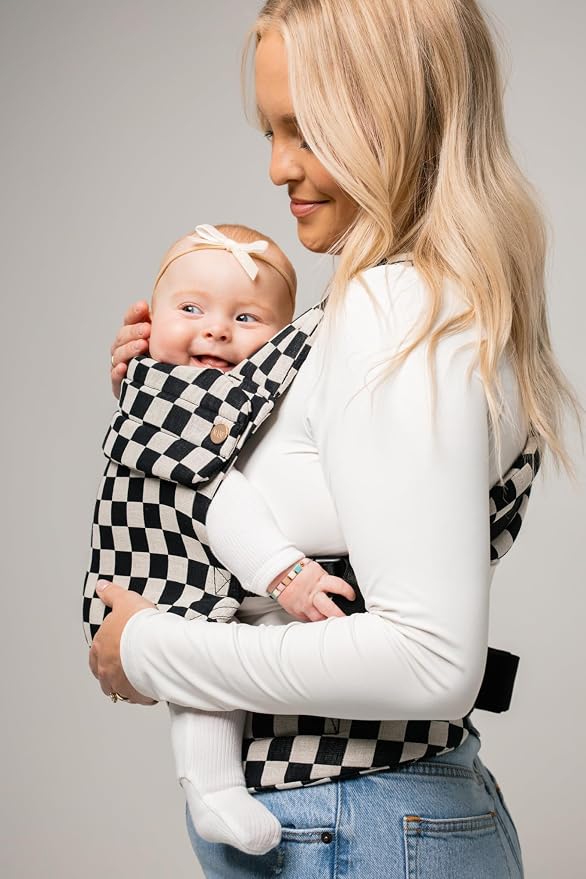 Mabē Monarch Ergonomic Baby Carrier – Premium Cotton Soft Structured Newborn to - Image 3