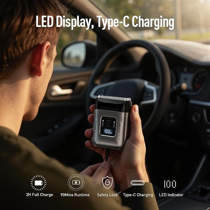 Professional Foil Shaver for Men: Cordless Electric Razor - Image 9