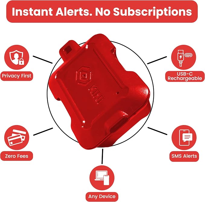 Kini SafeAlert WiFi Motion Sensor Alarm | Real-Time SMS Notification | Wireless - Image 2