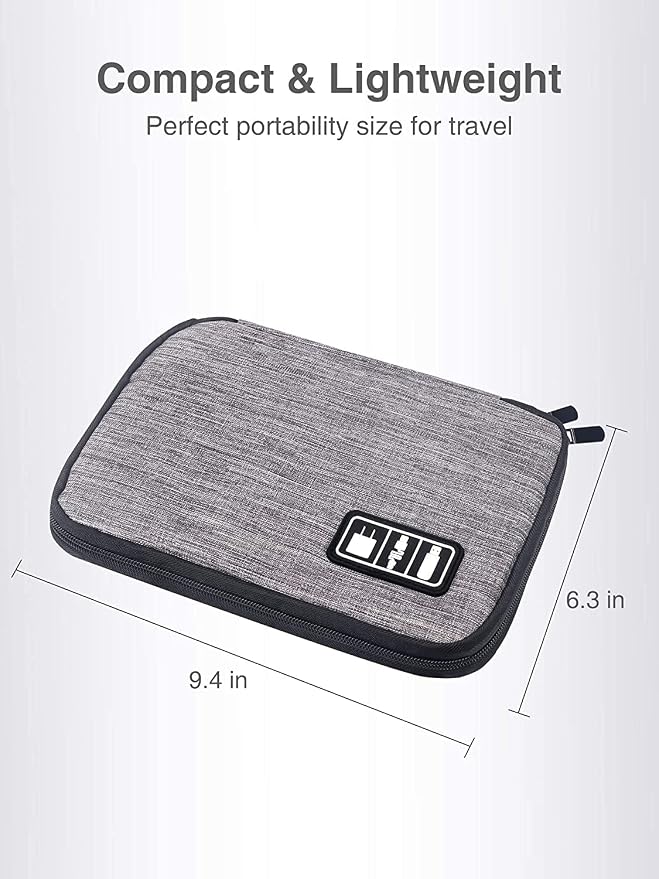 Luxtude Cord Organizer Bag, Travel Cable Organizer Bag, Electronic Organizer - Image 5