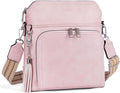 Crossbody Purse for Women, Lightweight Medium Crossbody Bag Soft Leather by Roulens