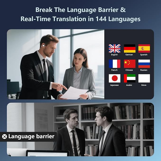 AI Language Translation Earbuds Real Time, Audifonos Traductores Inglés Español - Image 2
