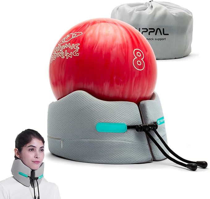 Travel Pillow for Airplane Neck Chin Support Memory Foam Machine Washable by BAKLUCK