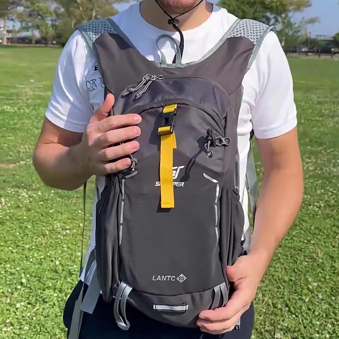SKYSPER Small Hiking Backpack - 15L Travel Daypack Lightweight Bag Water - Image 7