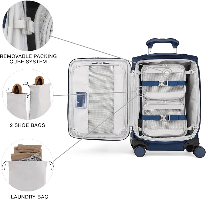 Travelpro VersaPack+ Lightweight Softside Expandable Carry on Luggage, 8 - Image 5
