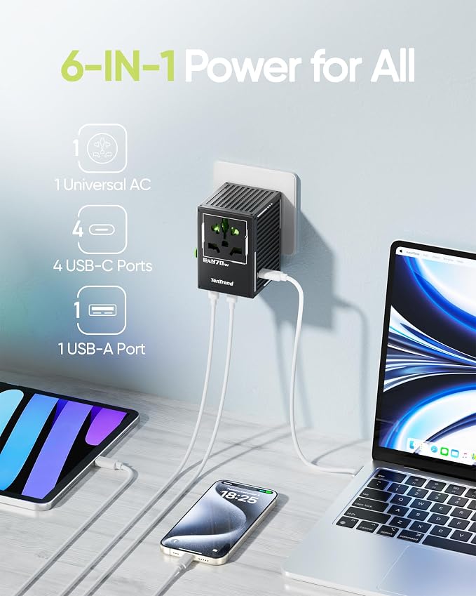 70W Universal Travel Adapter - Image 2
