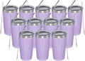 MEWAY 20oz Tumbler 12 Pack Double Wall Vacuum Insulated Travel Glitter Mug Bulk by MEWAY