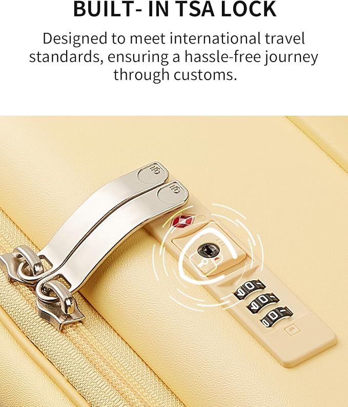 aji Expandable Top Open 24 Inch Checked Luggage - Image 10
