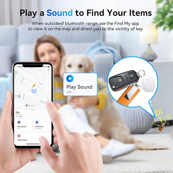 Tags-4 Pack, Smart Bluetooth Tracker Work - Image 3