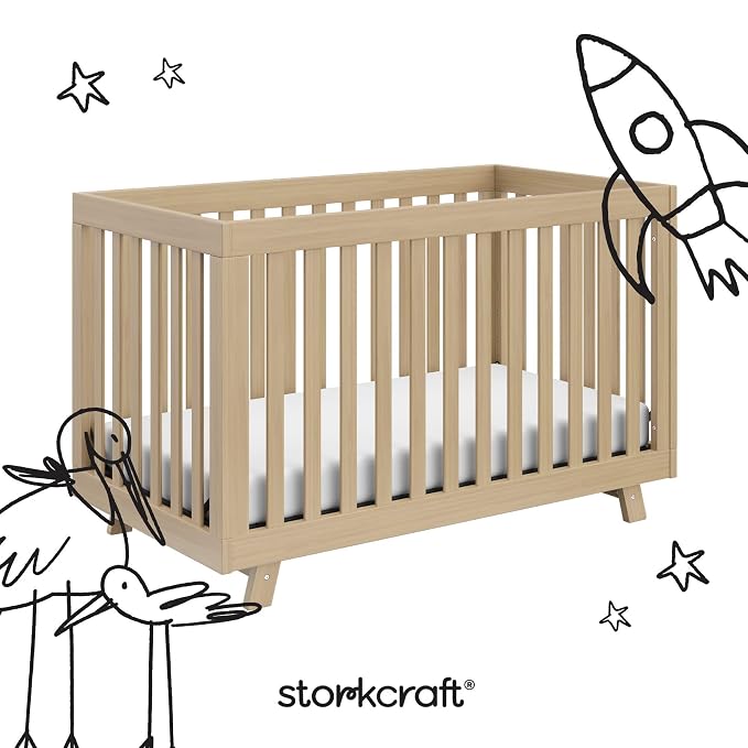 Storkcraft Beckett Grow-with-Me Convertible Crib – GREENGUARD Gold Certified - Image 7