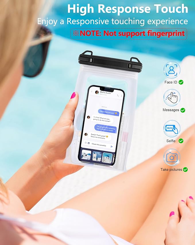 IPX8 Waterproof Phone Pouch Floating, Waterproof Bag, Cell Phone Dry Bag - Image 4