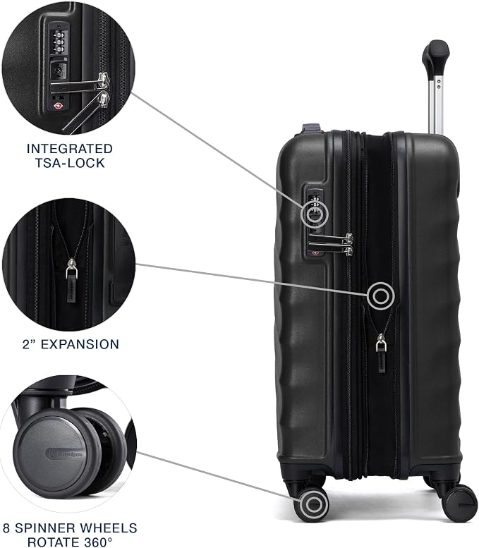 Travelpro Maxlite Air V2 Hardside Expandable Carry on Luggage, 8 Spinner Wheels - Image 4