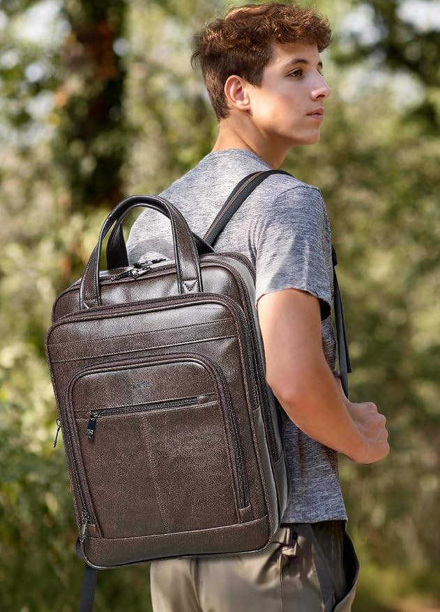 Shrrie 15.6" Laptop Backpack, Business Work Backpack Briefcase, Durable - Image 2