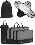 WANDF 7 Set Compression Packing Cubes by WANDF