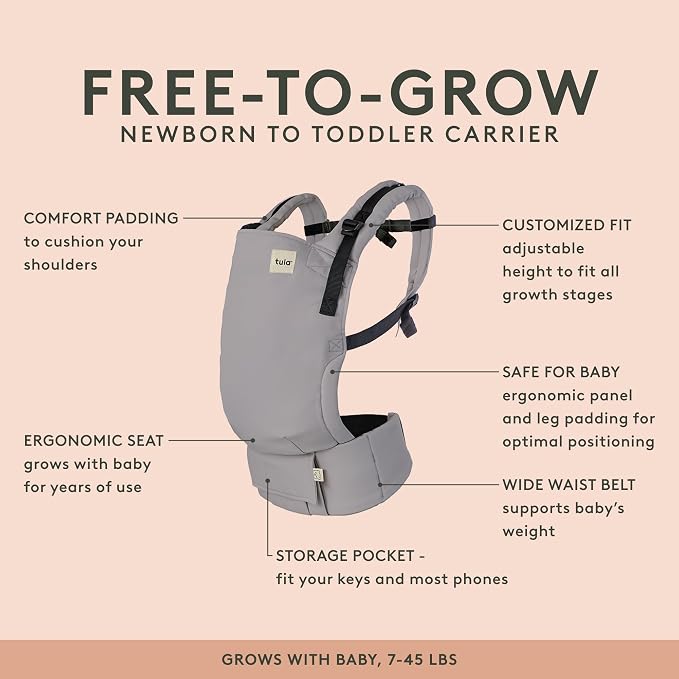 Baby Tula Breathable Mesh Explore Panel Free-to-Grow Baby Carrier - Image 2