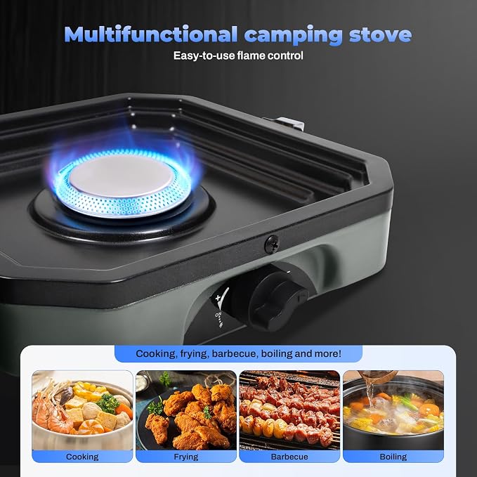 2-Burner Foldable Camping Stove - Image 4