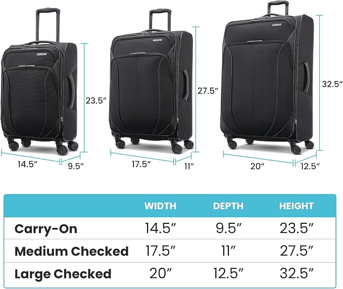 American Tourister 4 KIX 2.0 Expandable Softside Luggage - Image 6