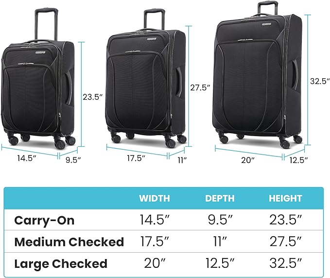 American Tourister 4 KIX 2.0 Expandable Softside Luggage - Image 7