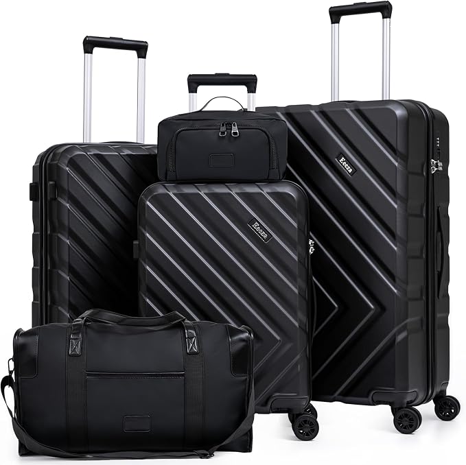Luggage Sets 5 Piece, Suitcases by Eeeza