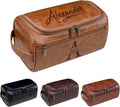 3-in-1 unisex PU toiletry bag: laser engraving & detachable waterproof section. by BOICHEN