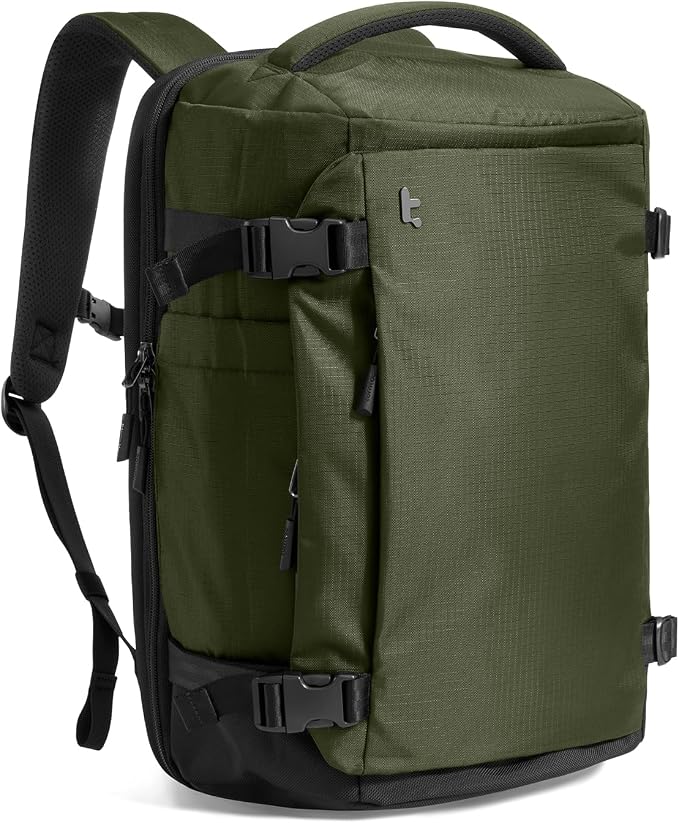 tomtoc Travel Backpack 28L, TSA Friendly Flight Approved Carry-on Luggage Hand by tomtoc