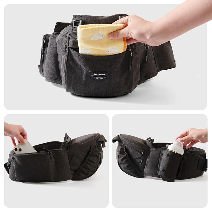 SUNVENO 3 in 1 Ergonomic Baby Carrier - Image 10