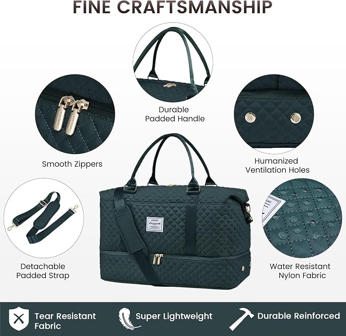 LOVEVOOK Travel Duffle Bag, Weekender Bags - Image 5