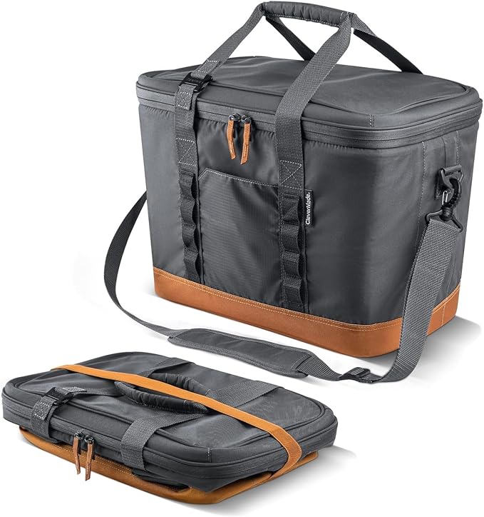 CleverMade Collapsible Insulated Cooler Bag – Leakproof Soft Folding Cooler by CleverMade