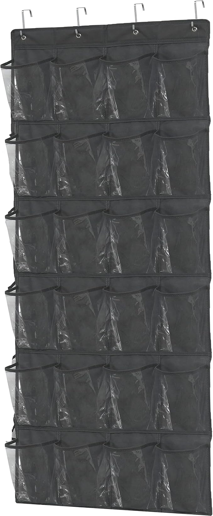 Simple Houseware 24 Pockets Large Clear Pockets Over The Door Hanging Shoe by SimpleHouseware