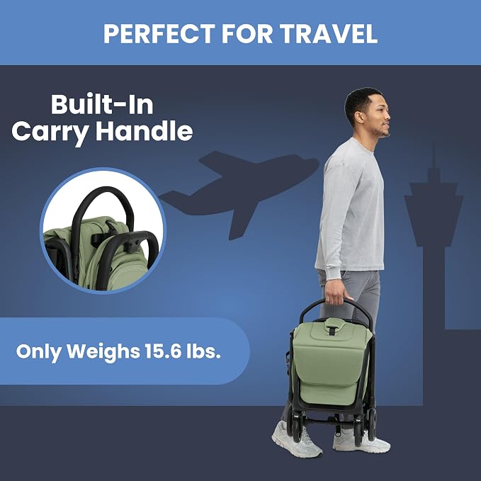 Delta Children Icon Ultra Compact Lightweight Everyday & Travel Stroller - Image 6