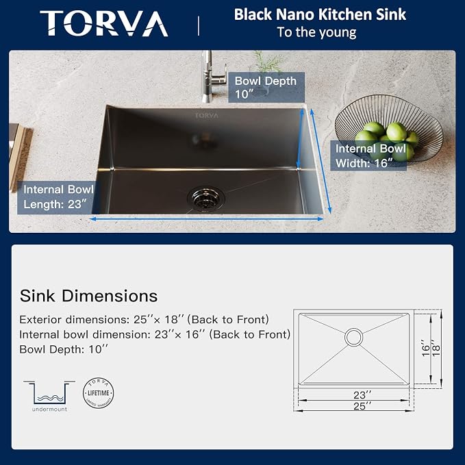 TORVA 25 x 18 Inch Gloss Black Ceramic Coating - Image 3