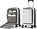 Expandable Carry On Luggage Airline Approved, 20 Inch Lightweight ABS+PC Hard by CENSIEN