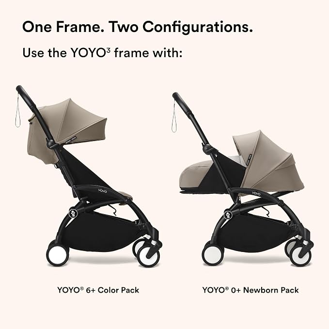 Stokke YOYO3 Frame, Canopy Extensions, Padded Shoulder Strap & Protective - Image 5