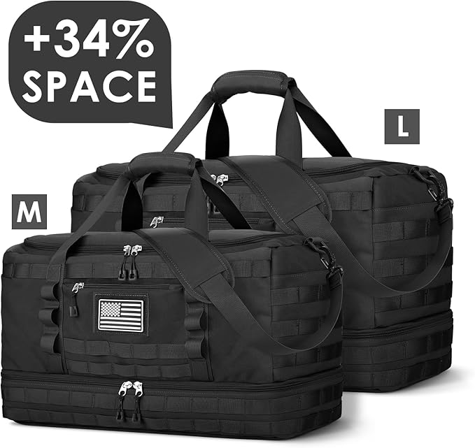 ETRONIK Travel Bag for Men Women, Gym Bag & Tactical Duffle Bags for Travel - Image 2