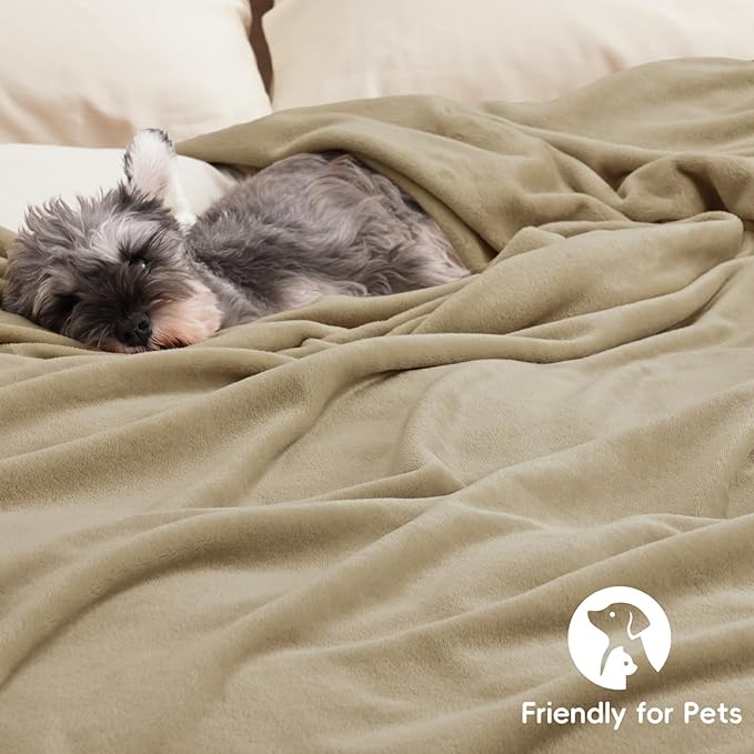 PHF Ultra Soft Fleece Blanket Queen Size, No Shed No Pilling Luxury Plush Cozy - Image 5