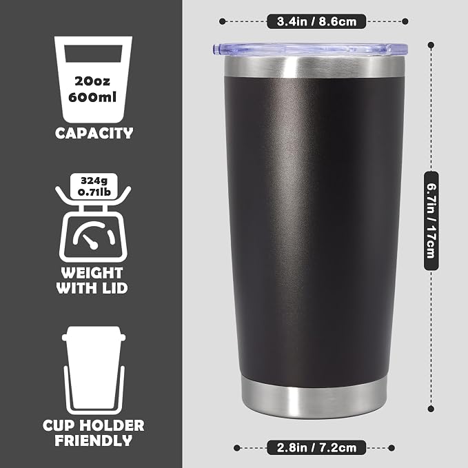 20oz Tumbler Bulk Stainless Steel Tumbler Cup - Image 4