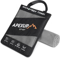 APEXUP Microfiber Travel Towel, Ultra Absorbent Quick Dry Towels, Lightweight by APEXUP