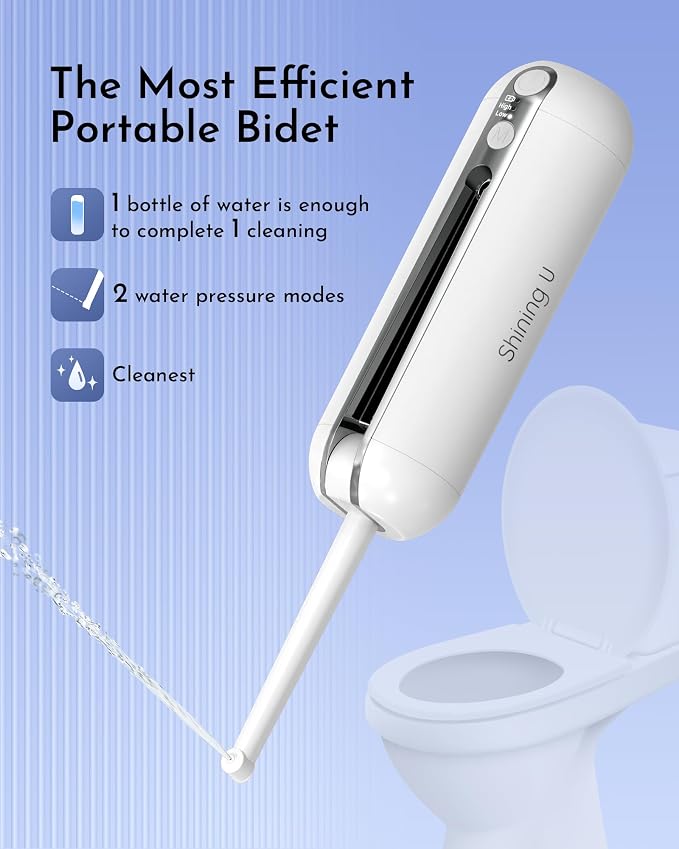 Portable Bidet for Travel, Rechargeable Electric Travel Sprayer - Image 2