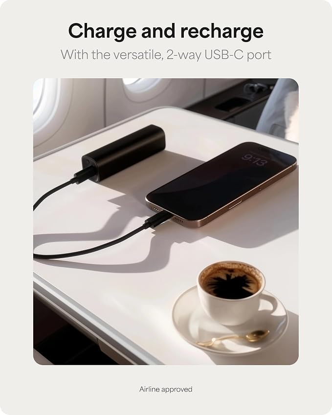 Mophie Powerstation Mini 5, 000mAh Portable Power Bank – Ultra-Fast USB-C PD - Image 5