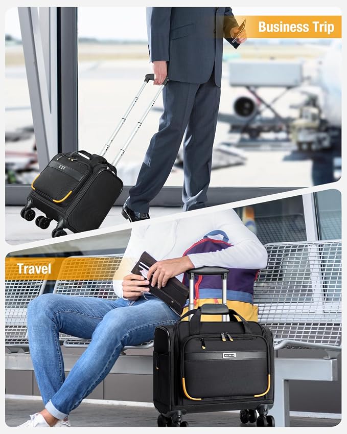 Rolling Laptop Bag, Rolling Briefcase - Image 7