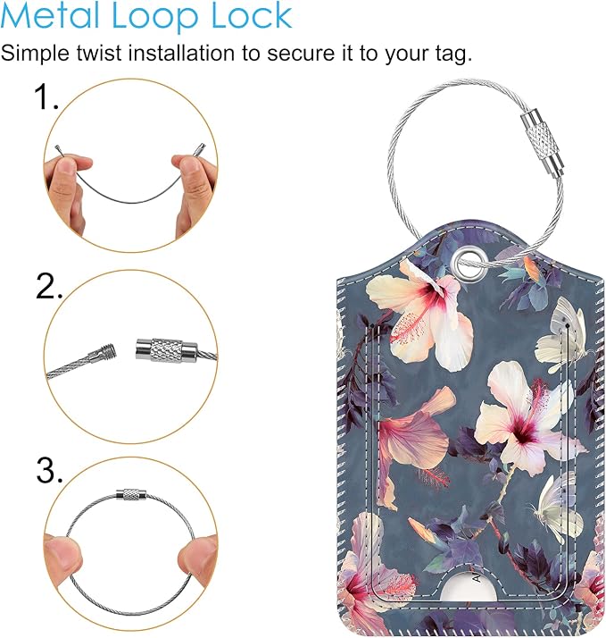 Fintie Luggage Tags, Privacy Cover ID Label - Image 2