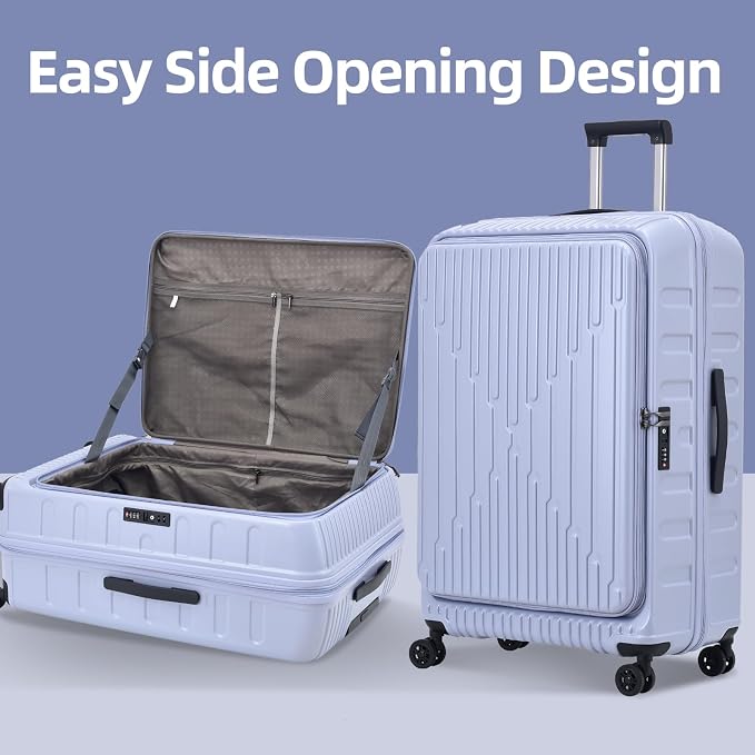 29 Inch Luggage with Expansion & Side Opening Design, 50 * 31*76cm, 117L~133L - Image 2