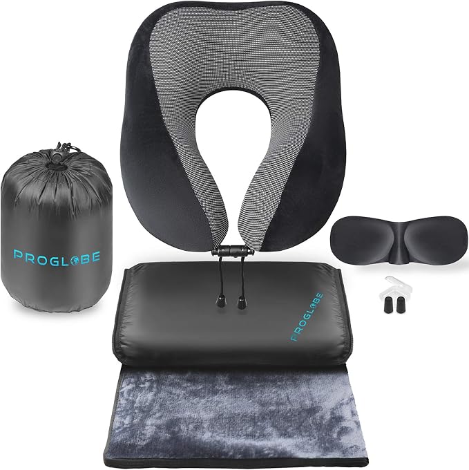 Travel Blanket Luxury Travel Set by Proglobe